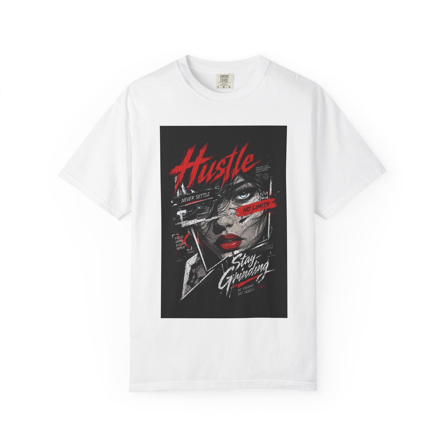 Hustle Graphic T-Shirt — 'Stay Grinding' Urban Streetwear Tee