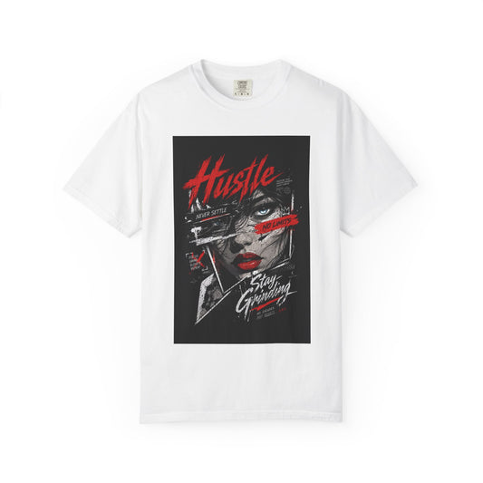 Hustle Graphic T-Shirt — 'Stay Grinding' Urban Streetwear Tee