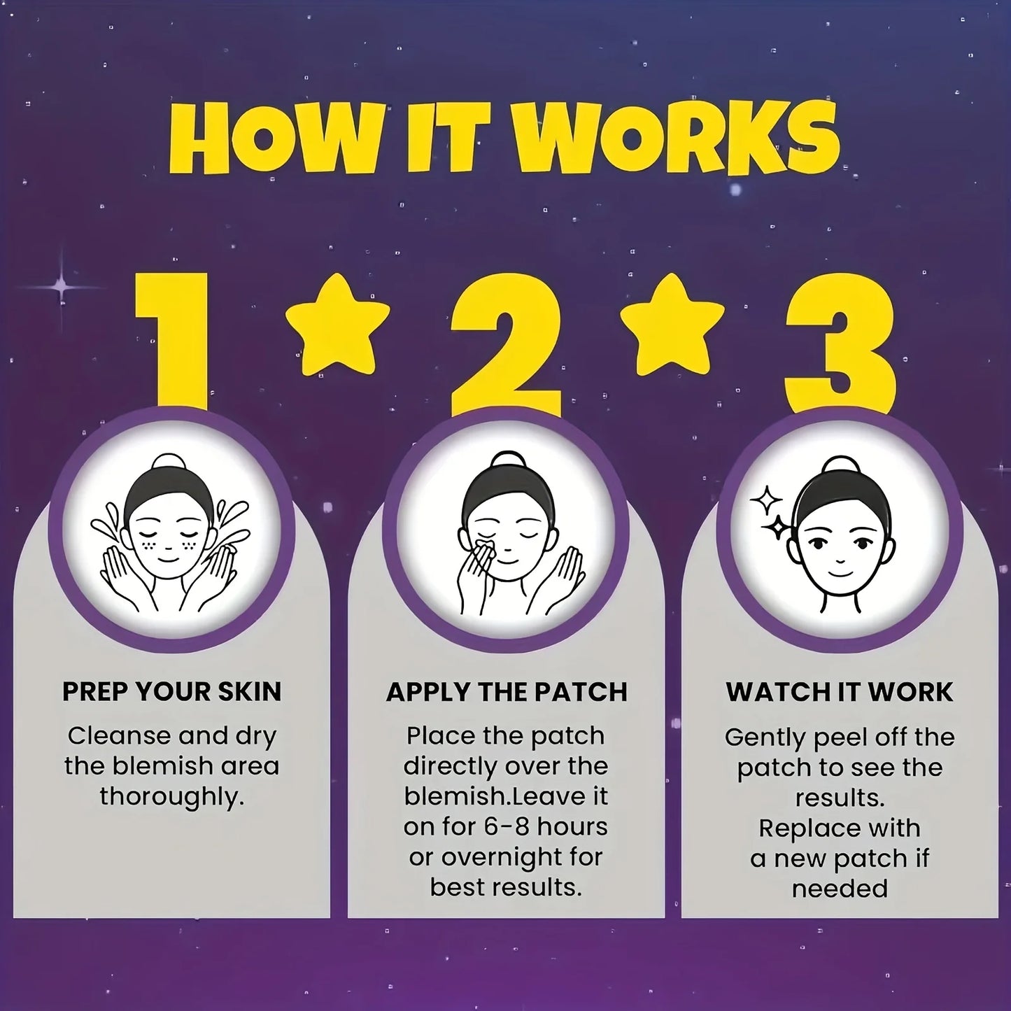 StarGlow Skincare Hydrocolloid  Star Acne Patches ( 240-Pack)