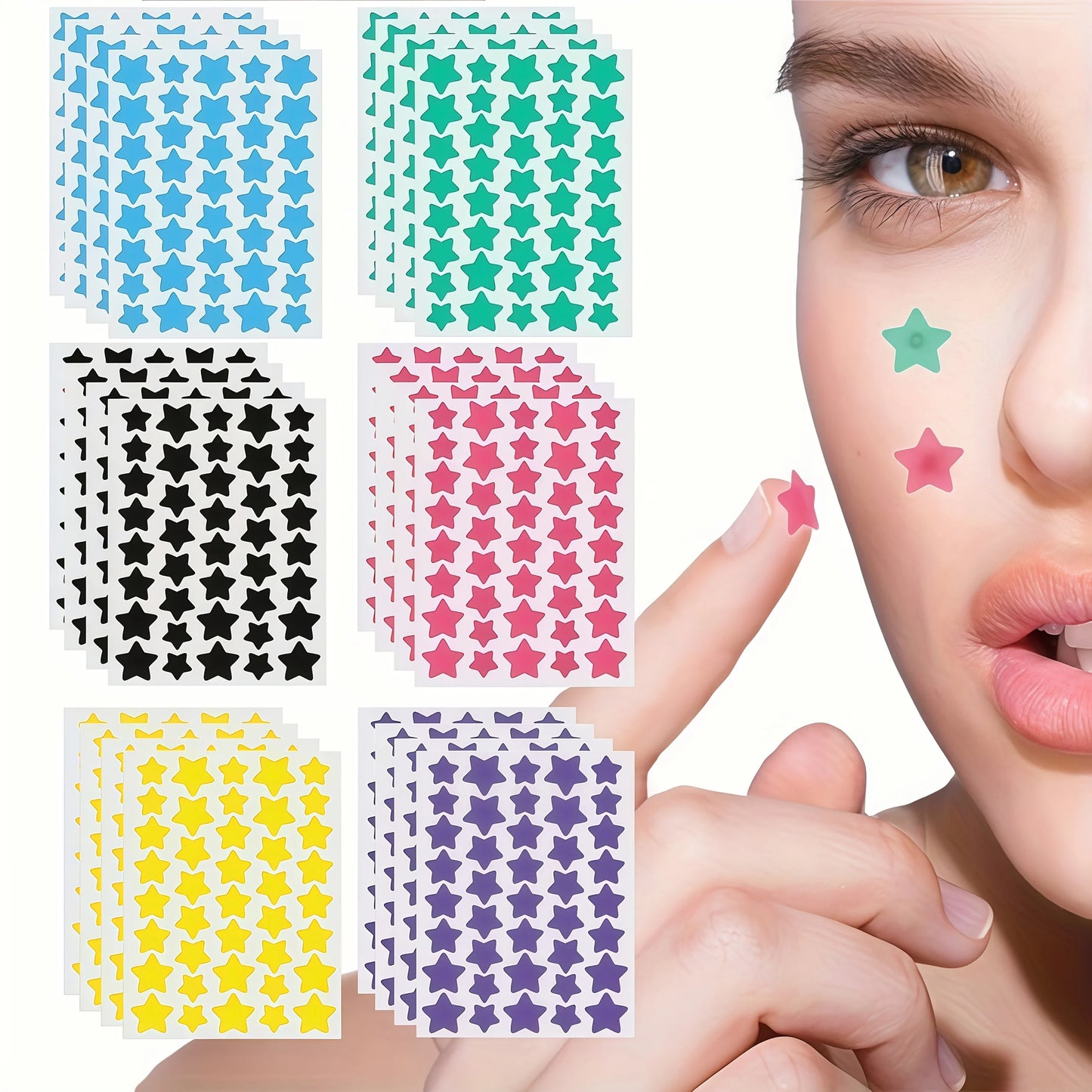 StarGlow Skincare Hydrocolloid  Star Acne Patches ( 240-Pack)